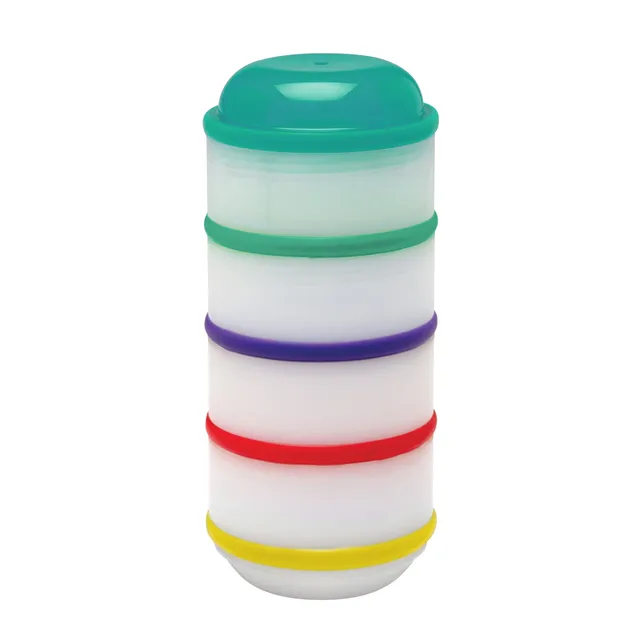dr-brown-s-snack-a-pillar-snack-and-dipping-cups-4-count-stackable-and-portable image 1