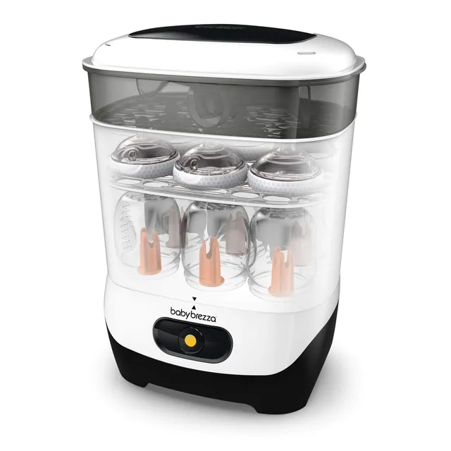 baby-brezza-4-in-1-baby-bottle-sterilizer-machine-largest-capacity-universal-fit image 1