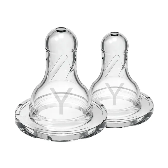 dr-brown-s-natural-flow-narrow-baby-bottle-silicone-nipple-level-y-cut-2-pack image 1