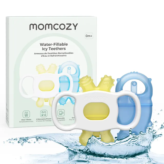 momcozy-baby-teether-toys-food-grade-silicone-water-fillable-cold-relief-dual-he image 1