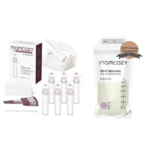 momcozy-colostrum-collector-5ml-6-counts-temp-sensing-breastmilk-storing-bags-12 image 1