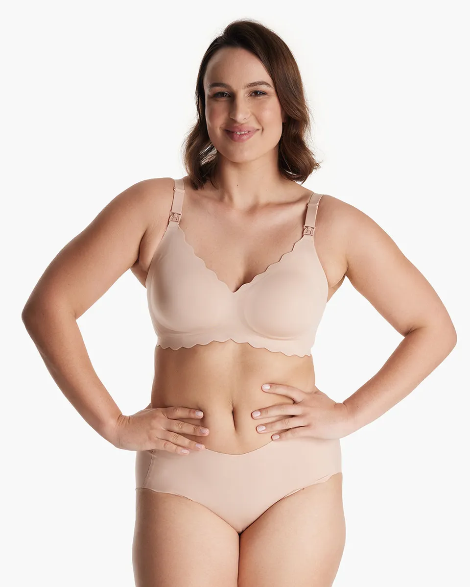 momcozy-jelly-strip-seamless-push-up-nursing-bra-oyster-pink-wireless-comfort-fo image 1