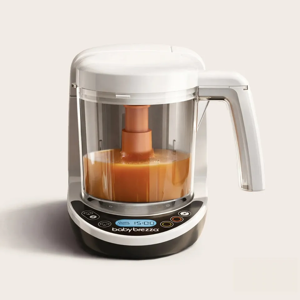 baby-brezza-one-step-baby-food-maker-deluxe-3-in-1-steamer-blender image 1