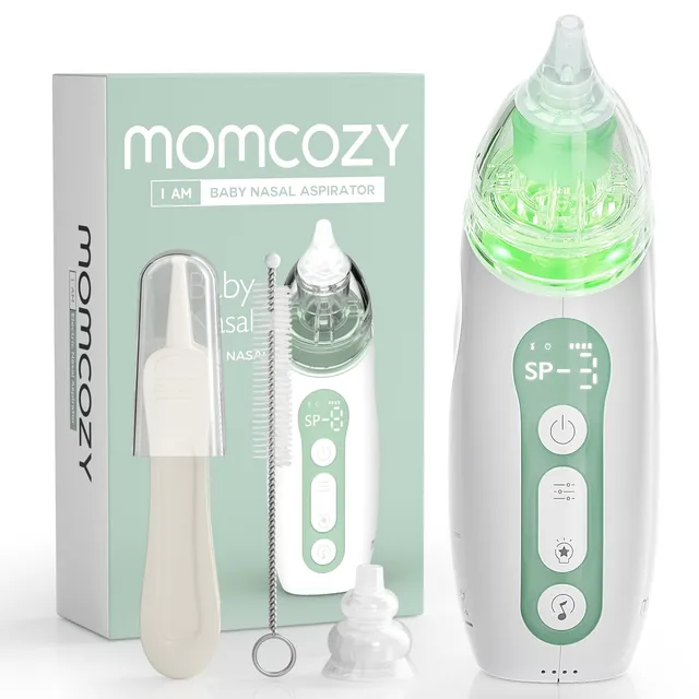 momcozy-baby-nasal-aspirator-3-suction-levels-with-light-lullabies-portable image 1