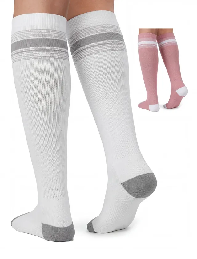 momcozy-medical-socks-20-30mmhg-graduated-compression-2-pairs image 1