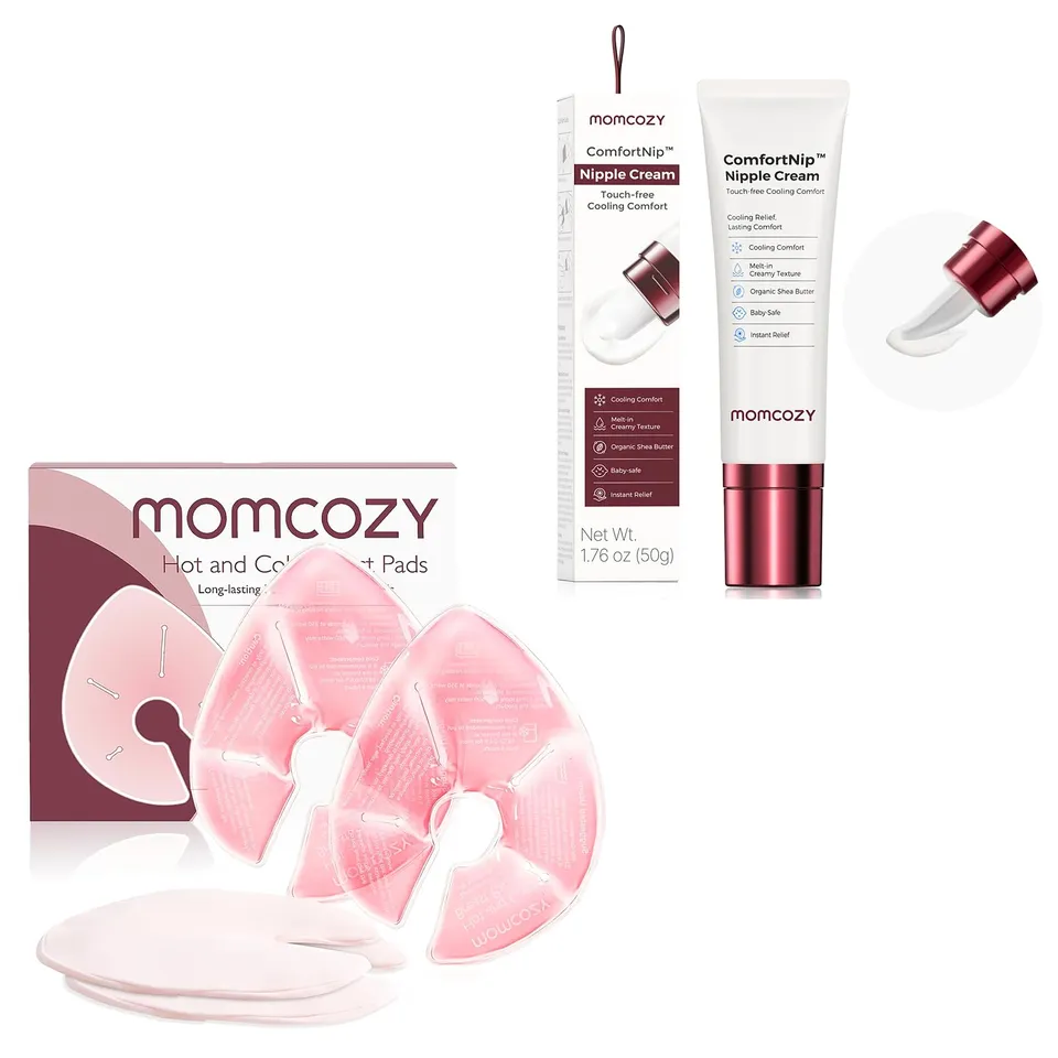 momcozy-larger-breast-therapy-packs-cooling-comfort-nipple-cream-bundle image 1