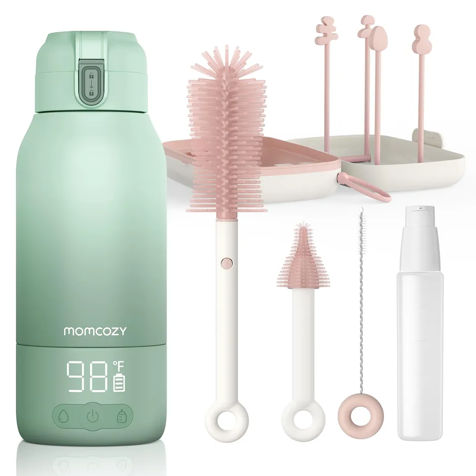 momcozy-portable-milk-warmer-for-travel-bottle-brush-set-17oz-dual-heating-modes image 1