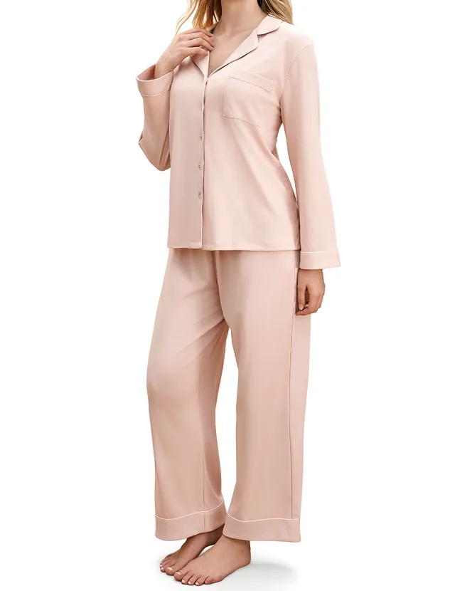 momcozy-postpartum-soft-cotton-nursing-pajama-set image 1