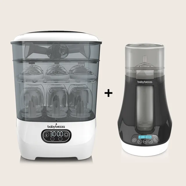 baby-brezza-sterilizer-dryer-advanced-bottle-and-breastmilk-warmer-bundle image 1