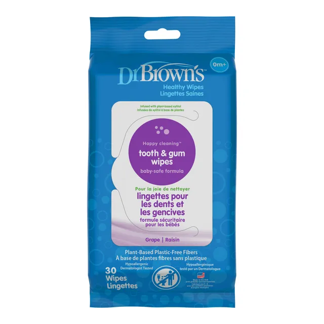 dr-brown-s-tooth-gum-healthy-wipes image 1