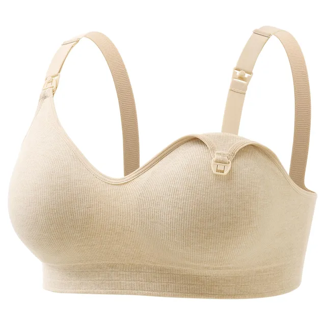 momcozy-nursing-bras-for-breastfeeding-soft-cotton-seamless-wireless-fixed-paddi image 1