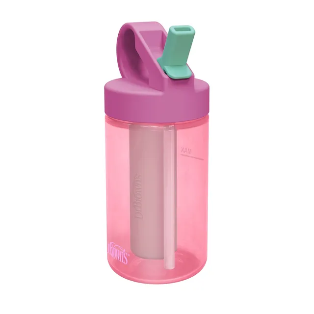 dr-brown-s-sport-bottle-with-freezer-stick-leakproof-flip-up-spout-12oz-for-todd image 1