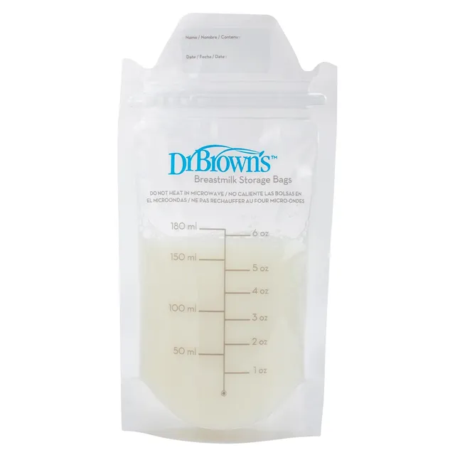 dr-brown-s-breast-milk-storage-and-freezer-bags-50-count-6-oz image 1