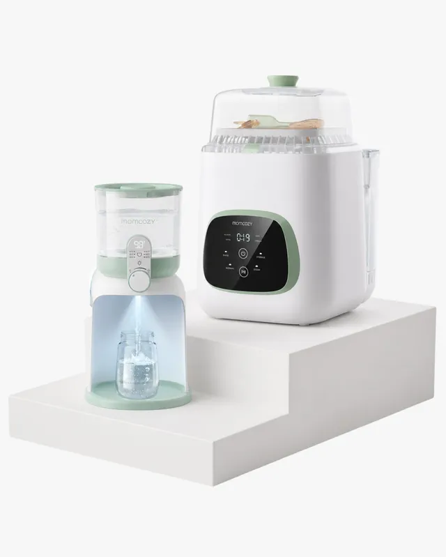 momcozy-formula-feeding-essentials-bundle-formula-dispenser-bottle-washer image 1