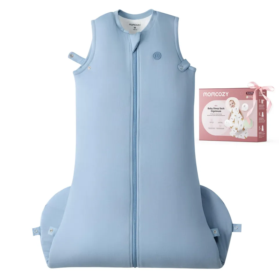 momcozy-sleep-sack-for-baby-0-6-months-1-5-tog-wearable-blanket-adjustable-snapf image 1