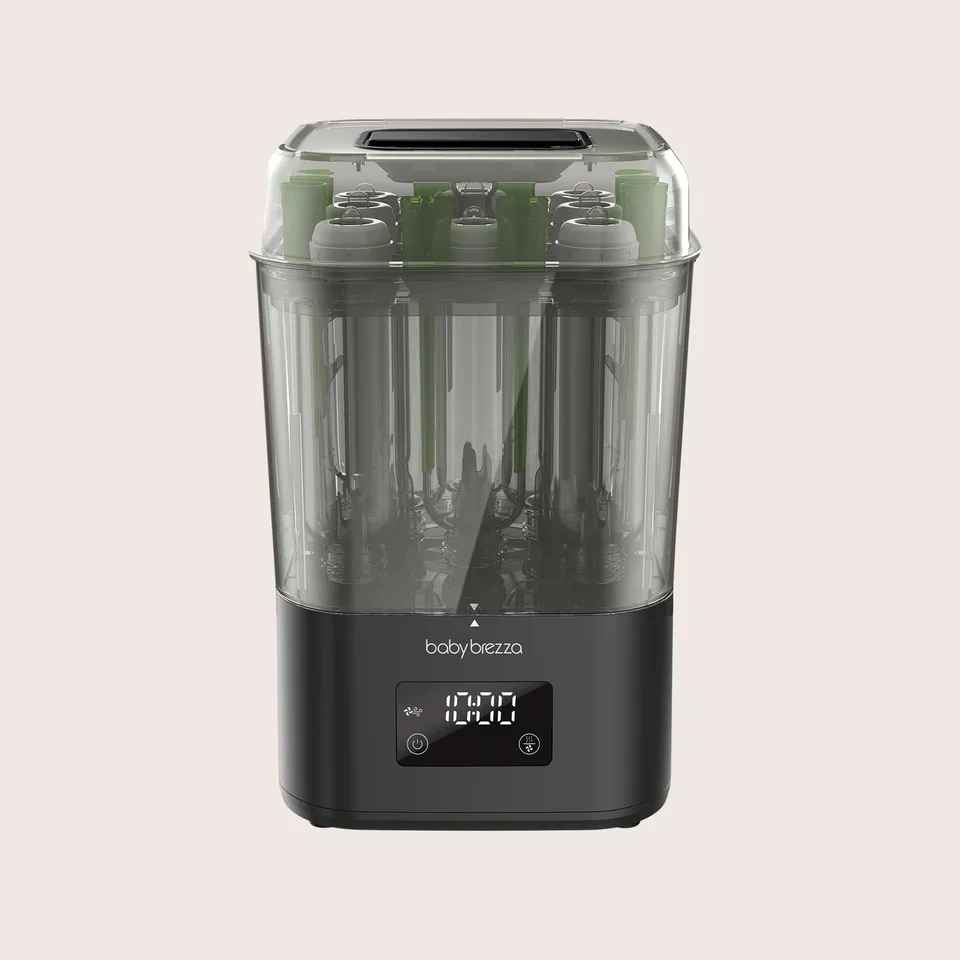 baby-brezza-superquick-baby-bottle-sterilizer-and-dryer-10-minute-sterilize-dry image 1
