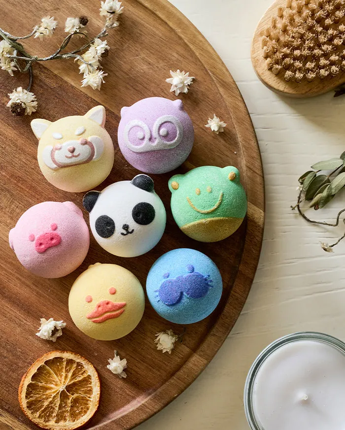 momcozy-natural-essential-oil-bath-bombs-with-7-cute-animal-shapes-14-pcs image 1