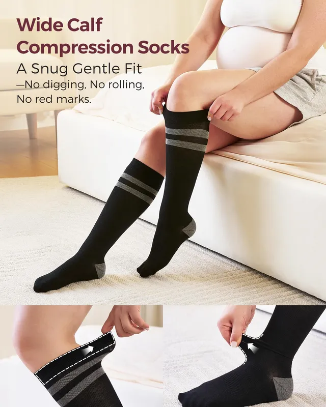 momcozy-belly-band-and-compression-socks-for-pregnancy-15-20-mmhg image 1