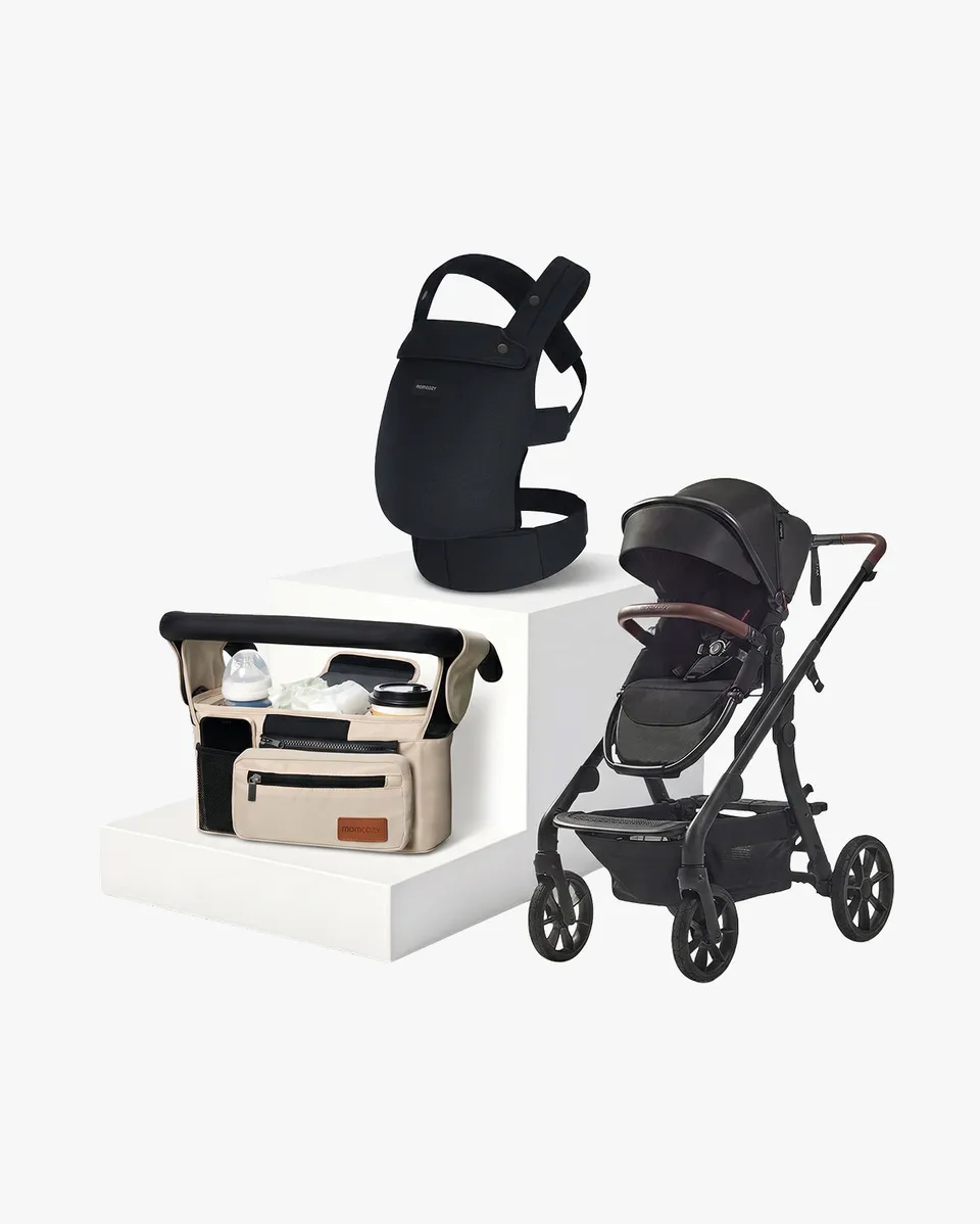 momcozy-on-the-go-bundle-changego-stroller-baby-carrier-and-organizer image 1