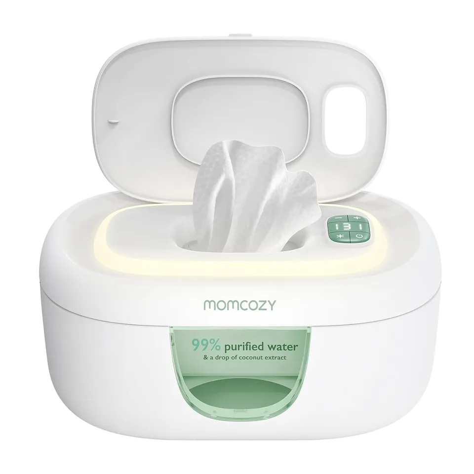 momcozy-baby-wipe-warmer-with-spring-design-4-temperature-modes-night-light-larg image 1