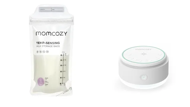 momcozy-breastmilk-storing-bags-and-portable-sound-machine-for-baby-with-night-l image 1