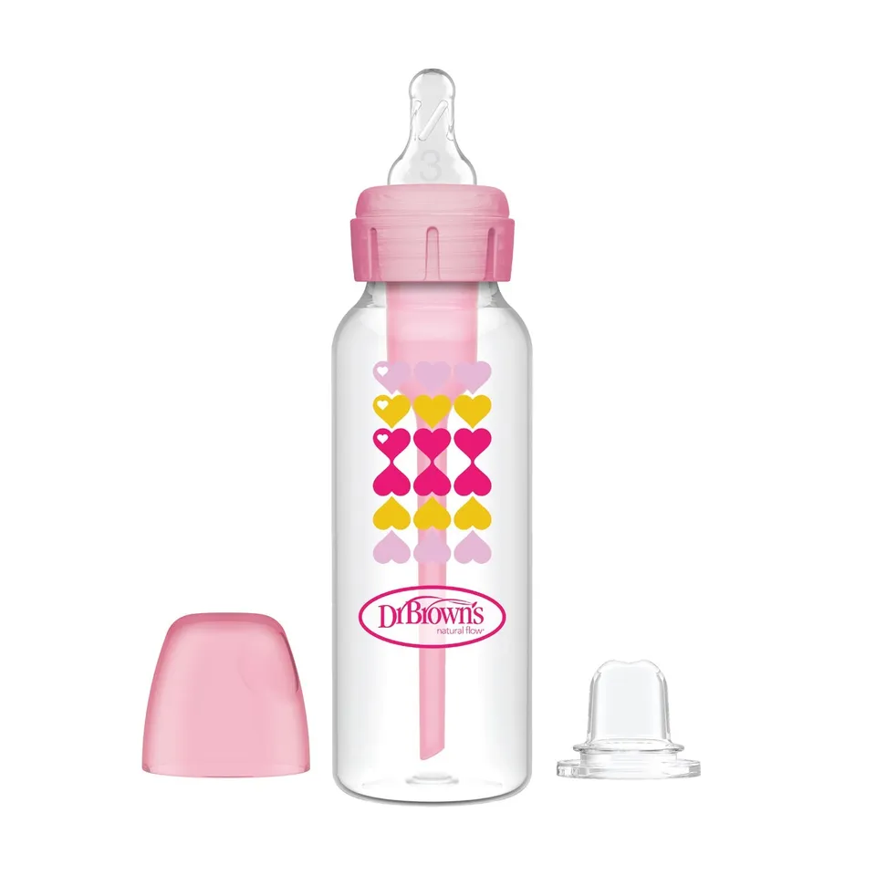 dr-brown-s-natural-flow-anti-colic-options-narrow-sippy-bottle-starter-kit image 1