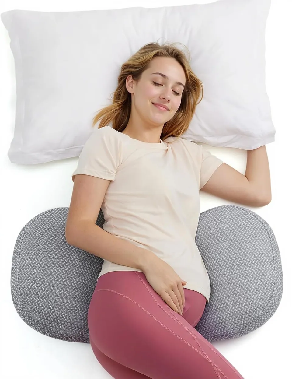 momcozy-portable-pregnancy-pillow-w-shaped-maternity-support-for-side-sleepers-a image 1