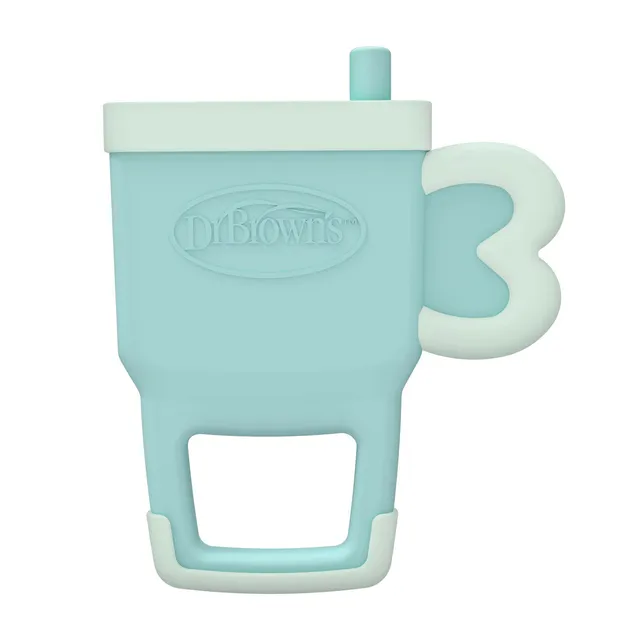 dr-brown-s-ridgees-tumbler-teether-bitable-refrigerable-textured-teether-for-bab image 1