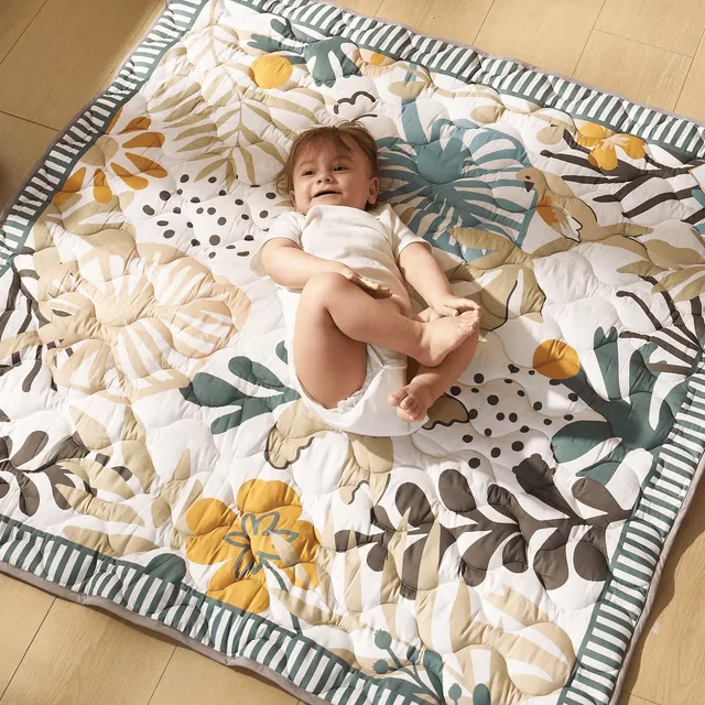 momcozy-baby-portable-playmat-green-forest image 1