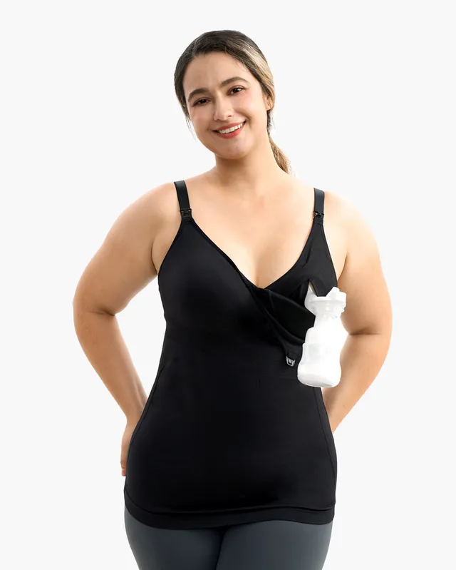momcozy-all-in-one-hands-free-pumping-nursing-tank-top image 1