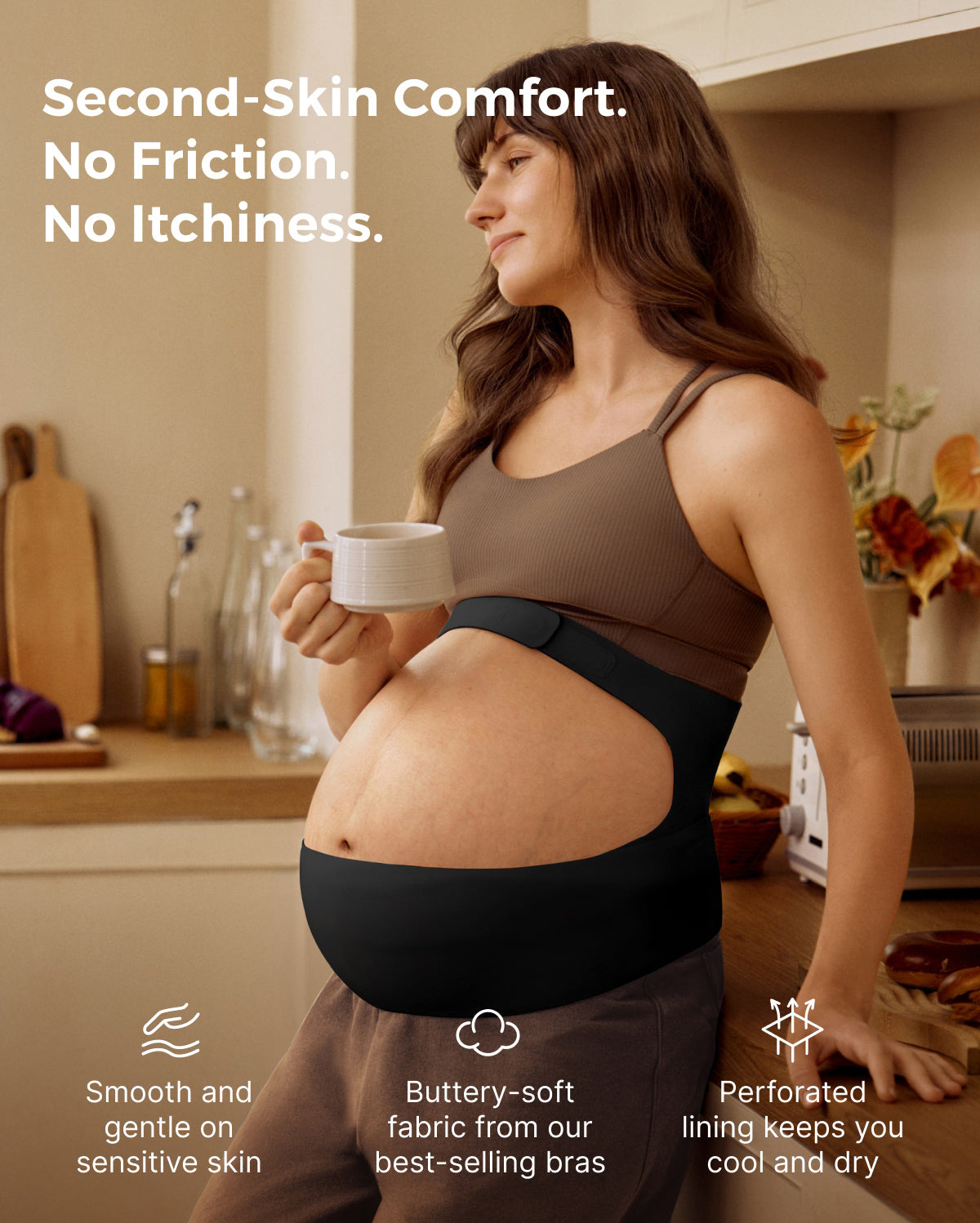 momcozy-bumpease-ergonomic-maternity-belly-band-black image 7