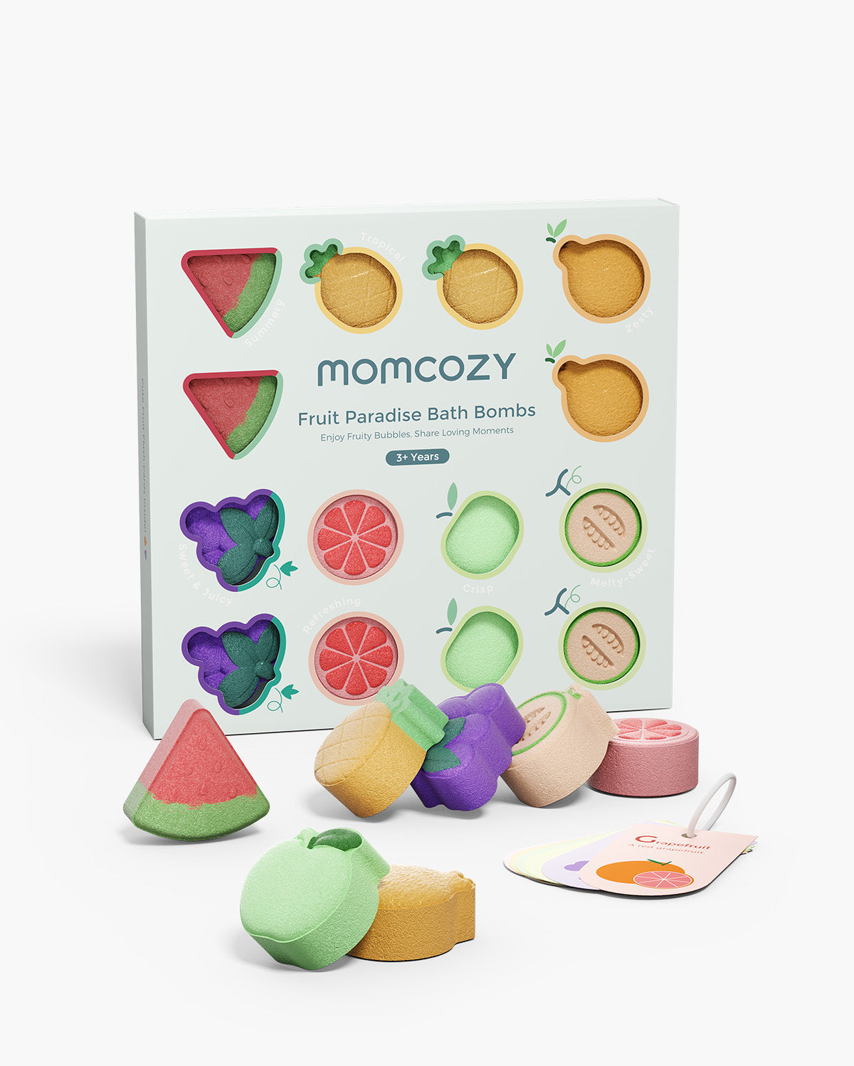 momcozy-fruit-paradise-bath-bombs-gift-set-14-pcs image 1