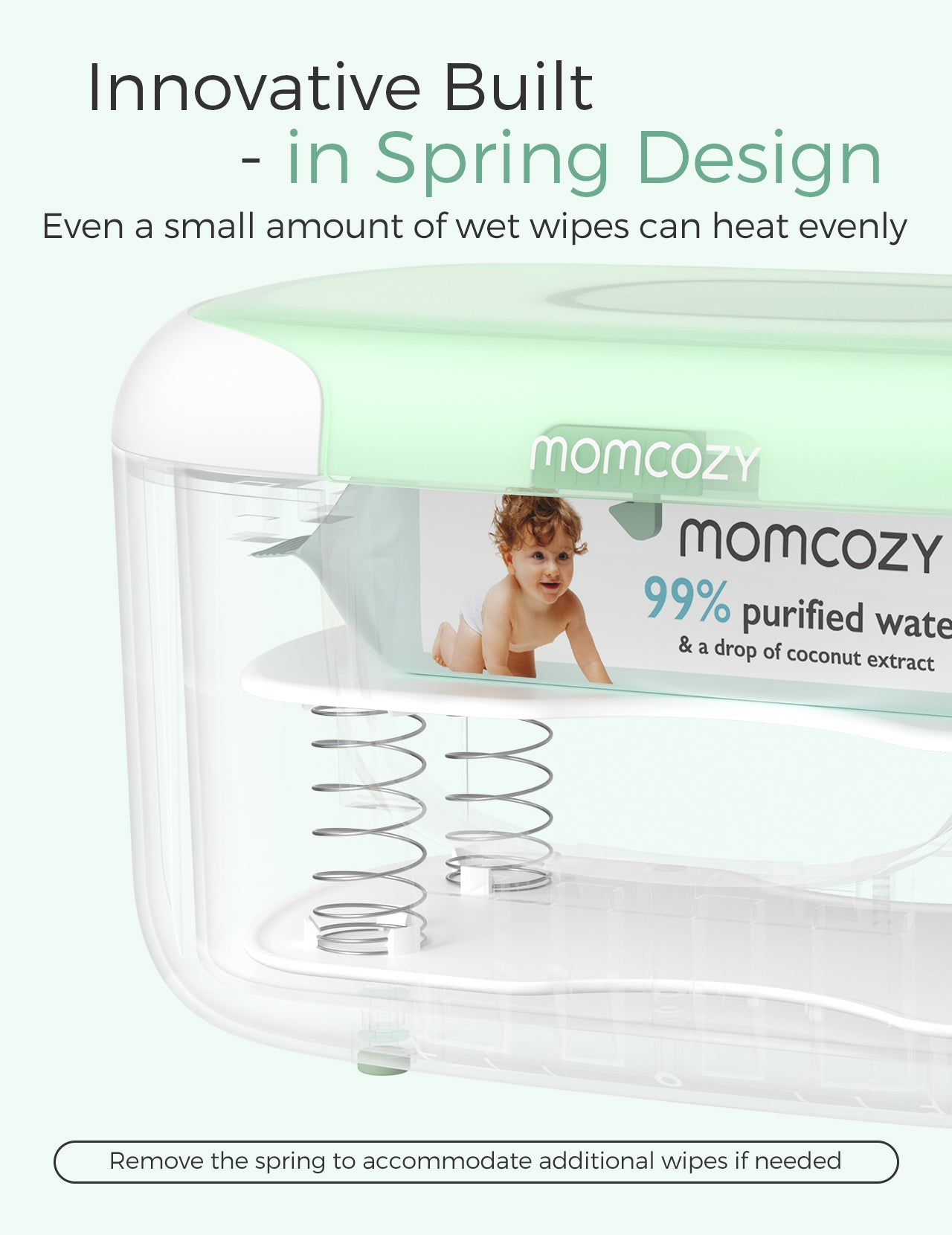momcozy-new-large-capacity-baby-wipe-warmer-compatible-with-60-80pcs image 5