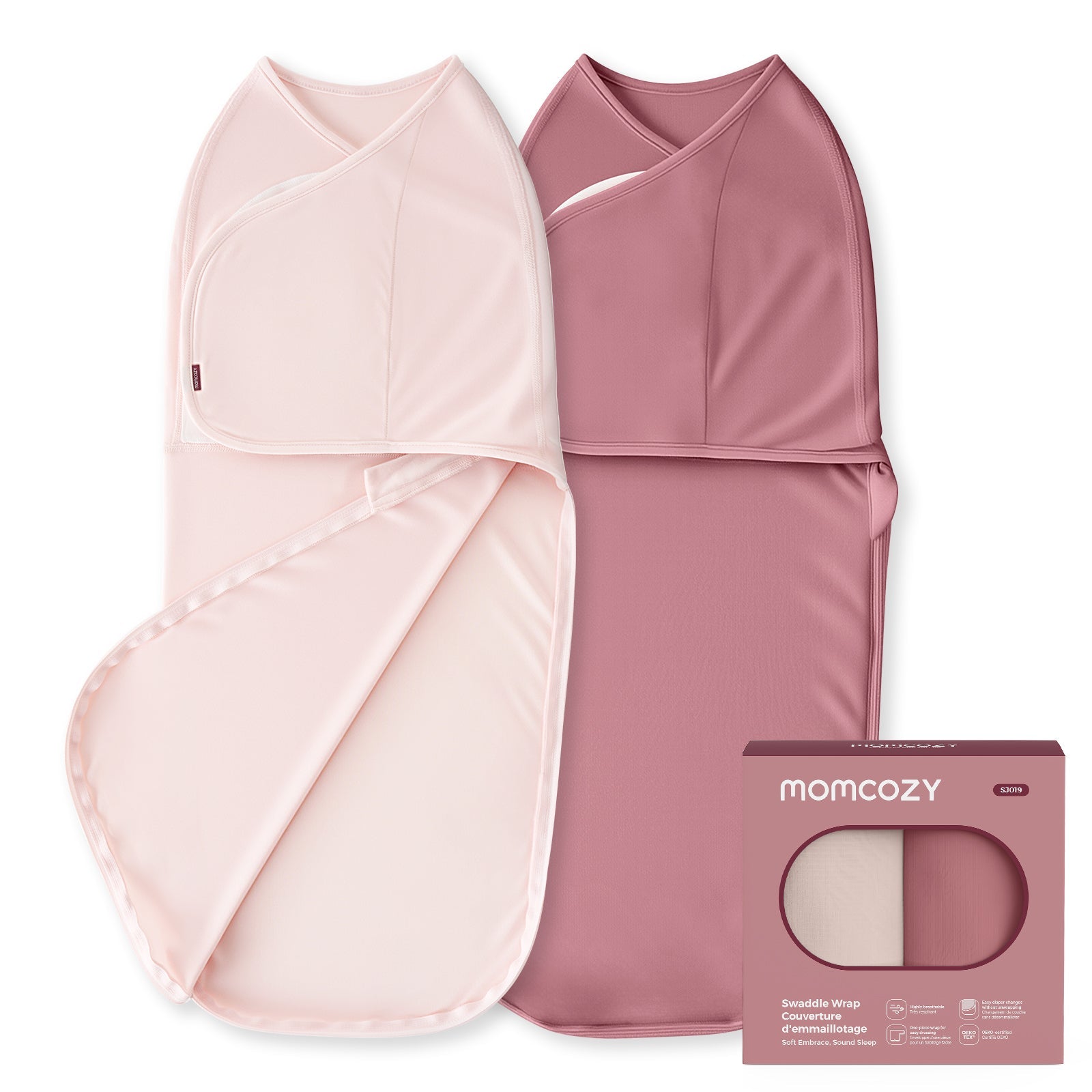 momcozy-baby-sleep-sack-1-5-tog-easy-swaddle-wrap-for-0-3m-bundle image 5