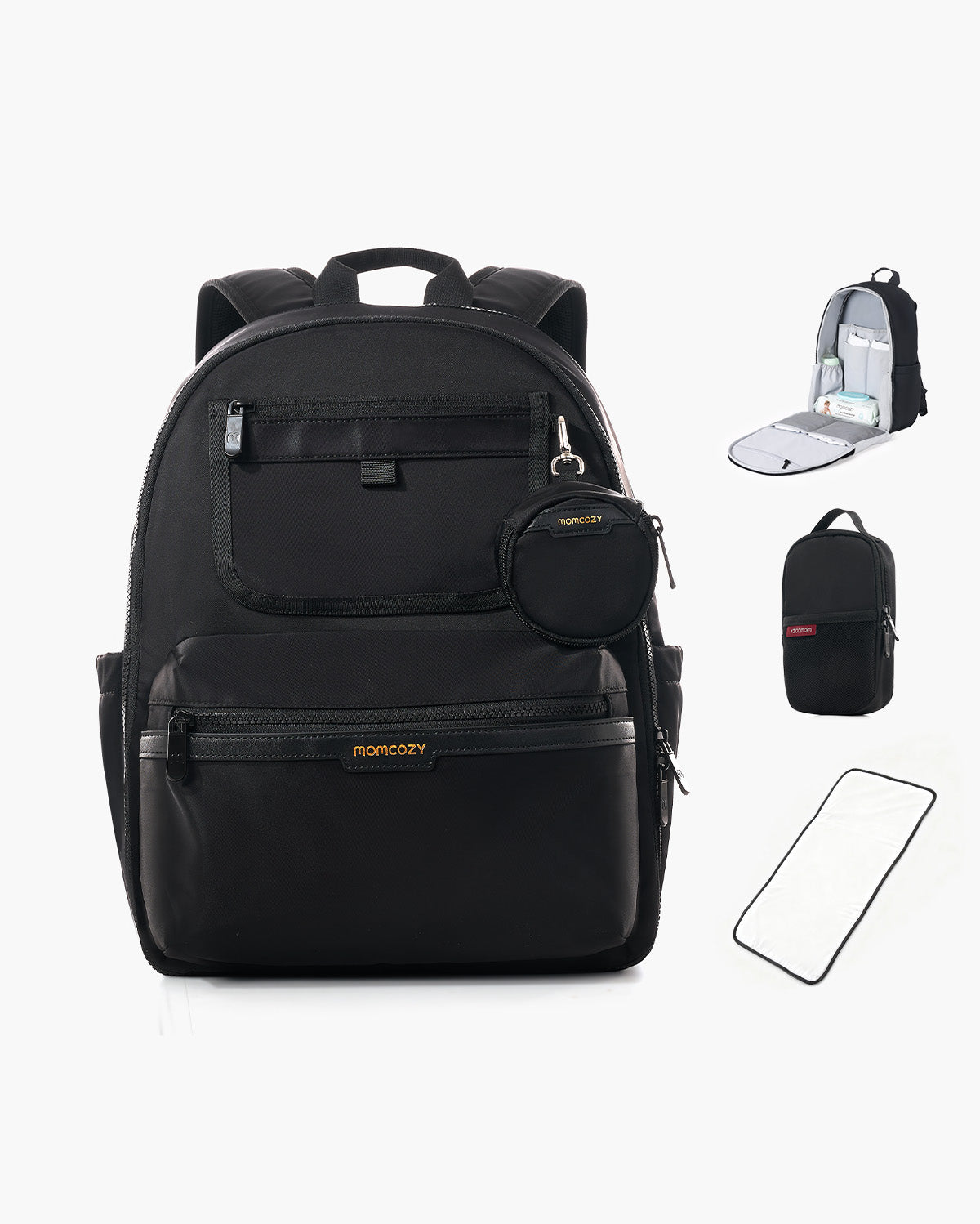 momcozy-urban-diaper-bag-backpack-waterproof-travel-diaper-backpack-with-changin image 1