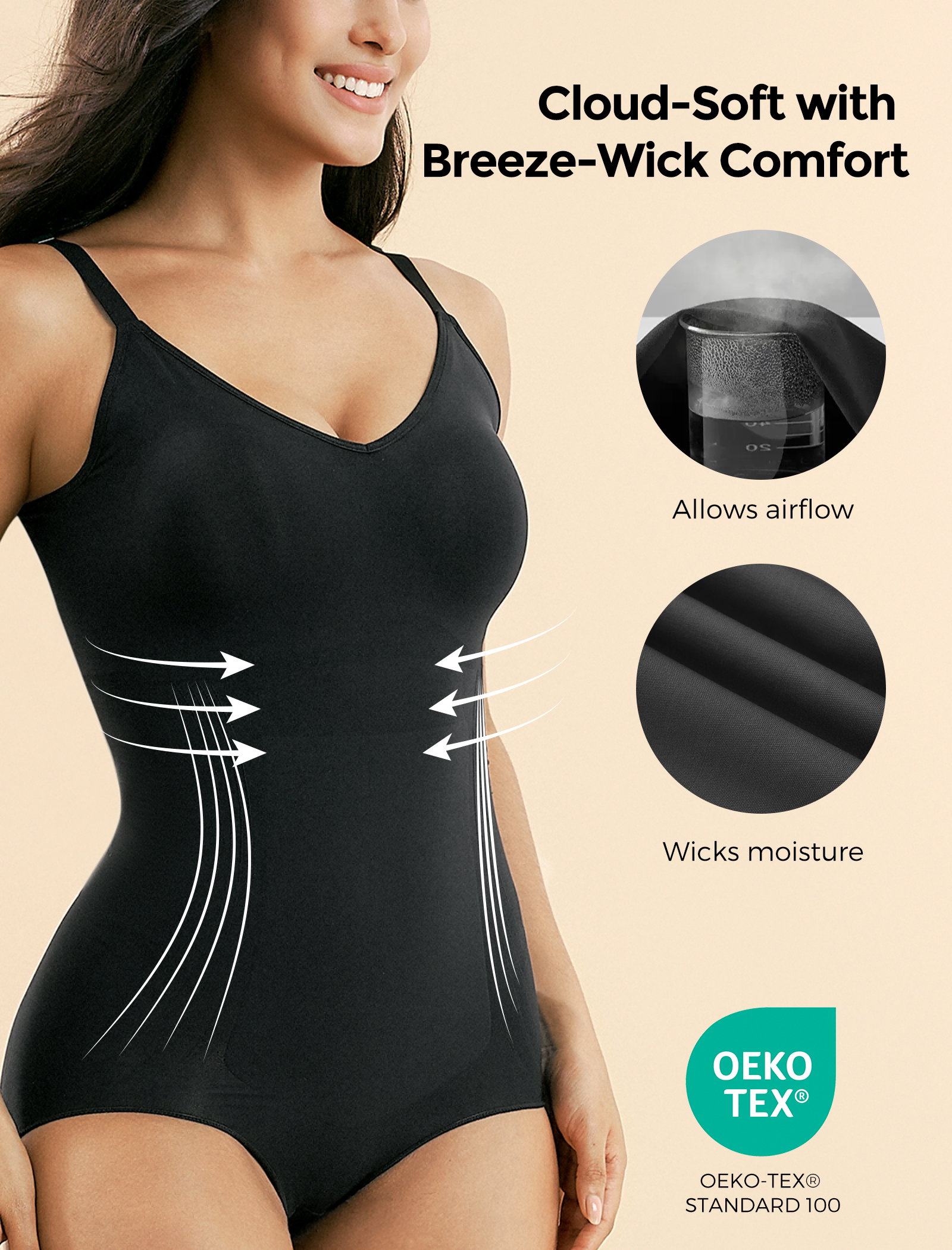 momcozy-shapewear-bodysuit-postpartum-daily-dress-high-compression-control image 2