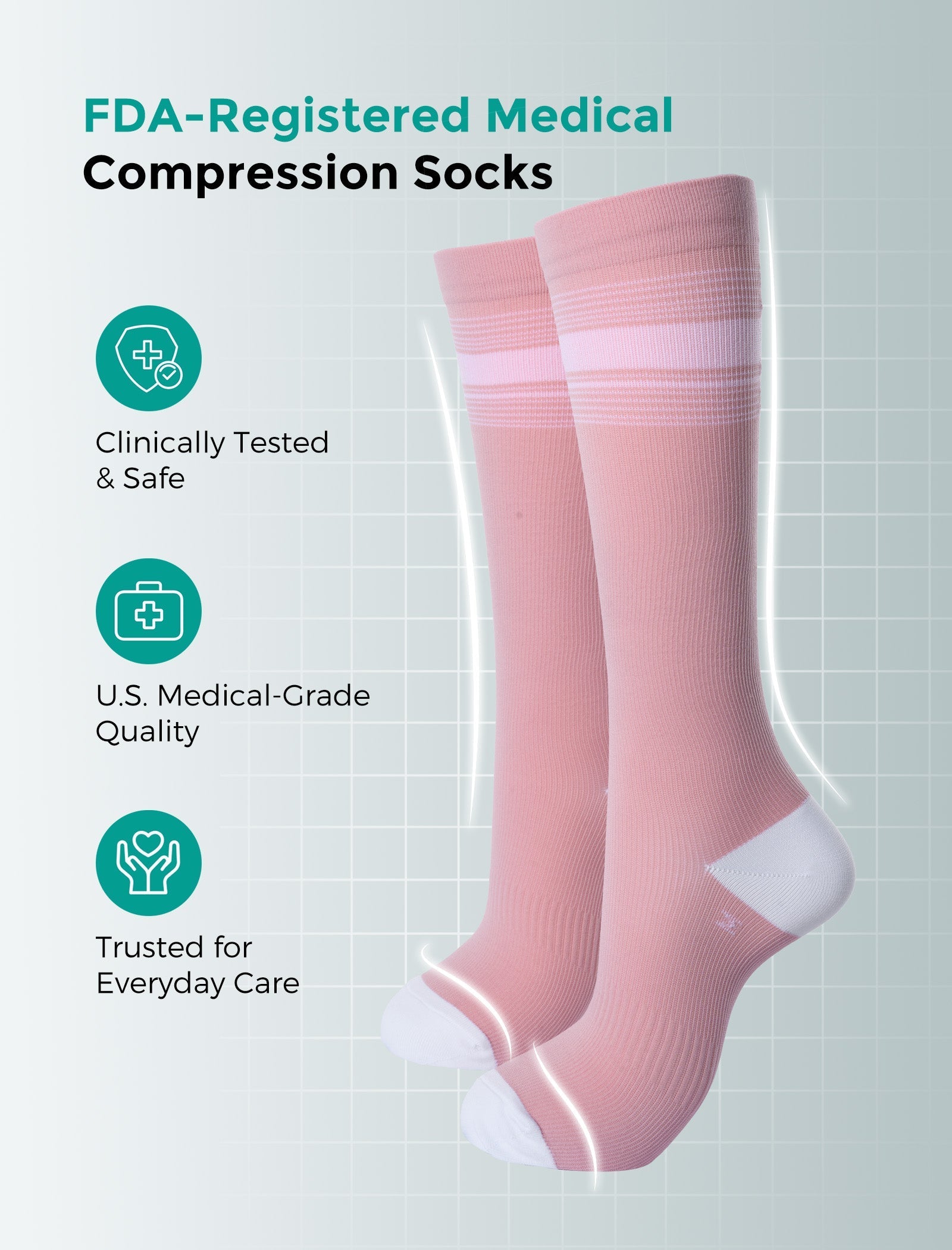 momcozy-medical-socks-20-30mmhg-graduated-compression-2-pairs image 6