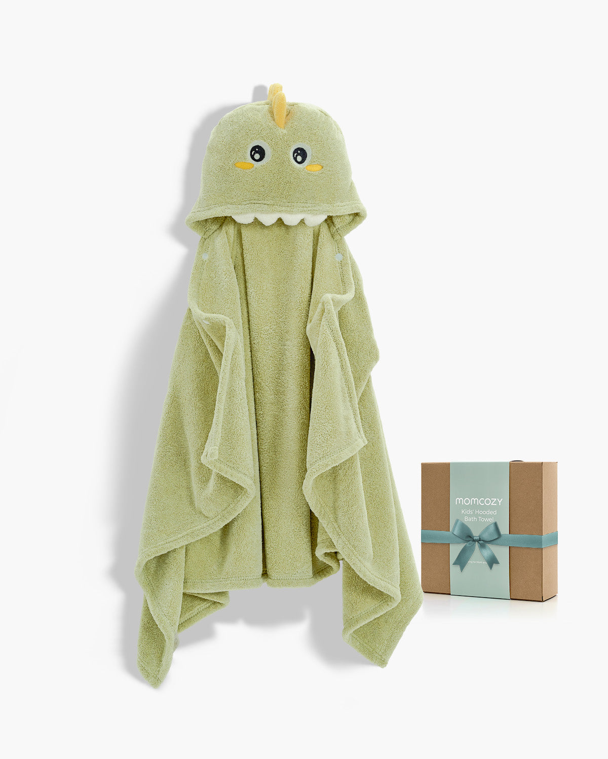 momcozy-coral-fleece-hooded-baby-bath-towel-soft-absorbent-and-warm image 4