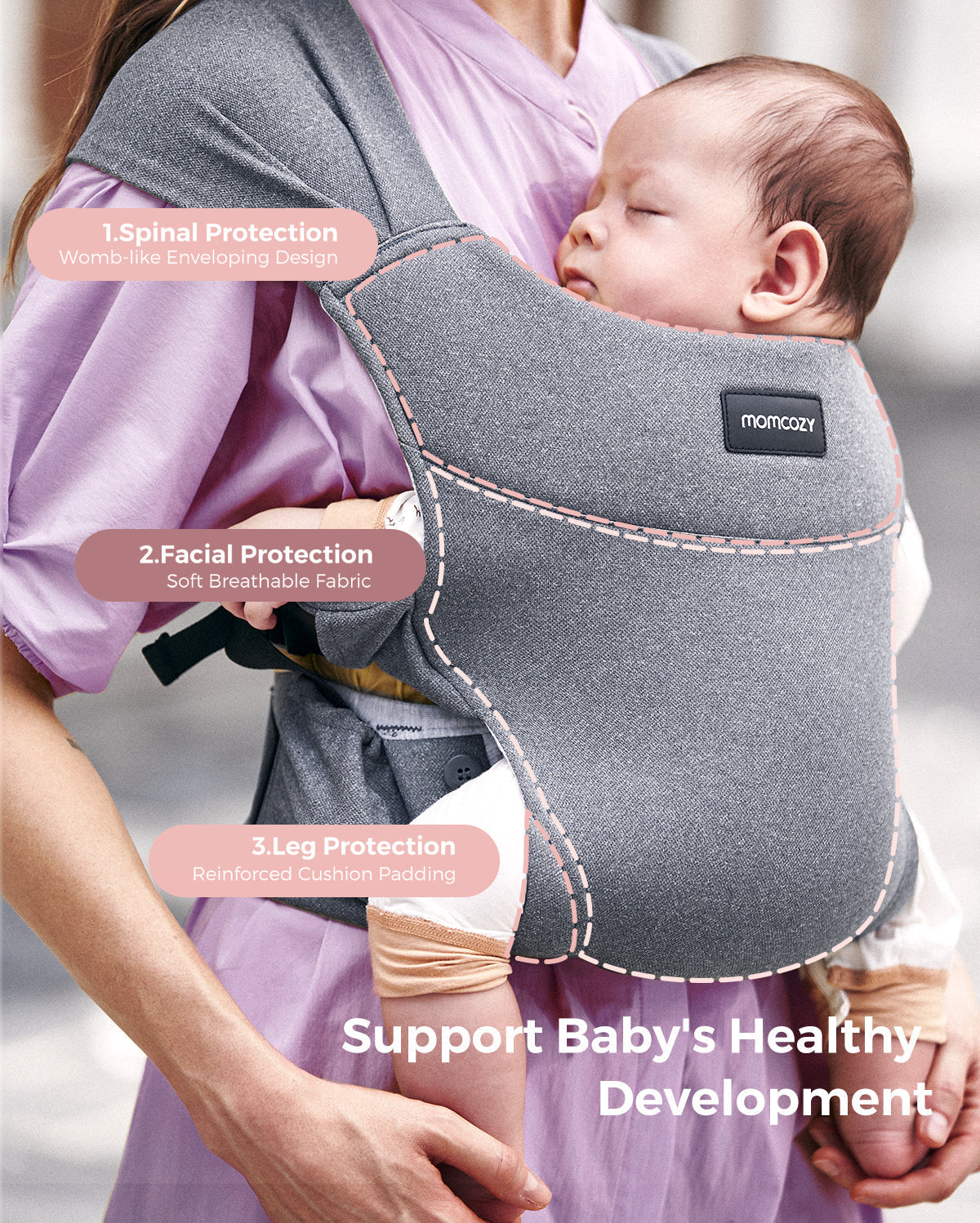 momcozy-portable-baby-carrier-lightweight-foldable image 5
