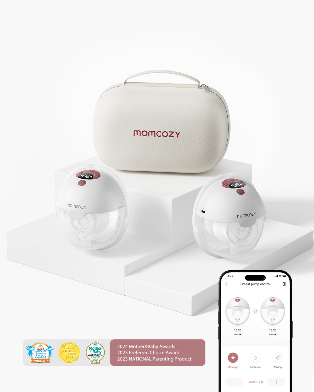 momcozy-m5-smart-heat-massager-bundle-double-m5-smart-breast-pump-and-double-bre image 7