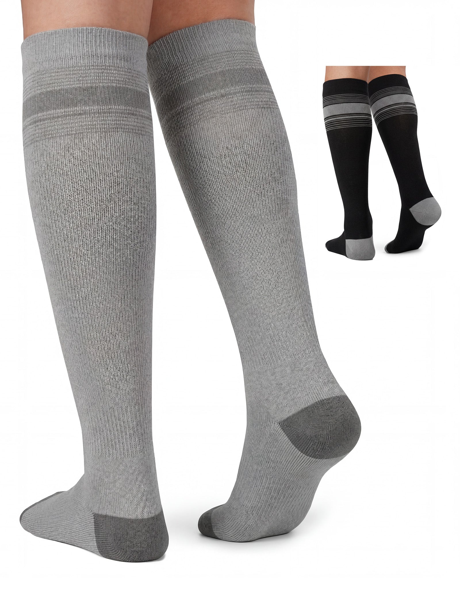momcozy-medical-socks-20-30mmhg-graduated-compression-2-pairs image 4
