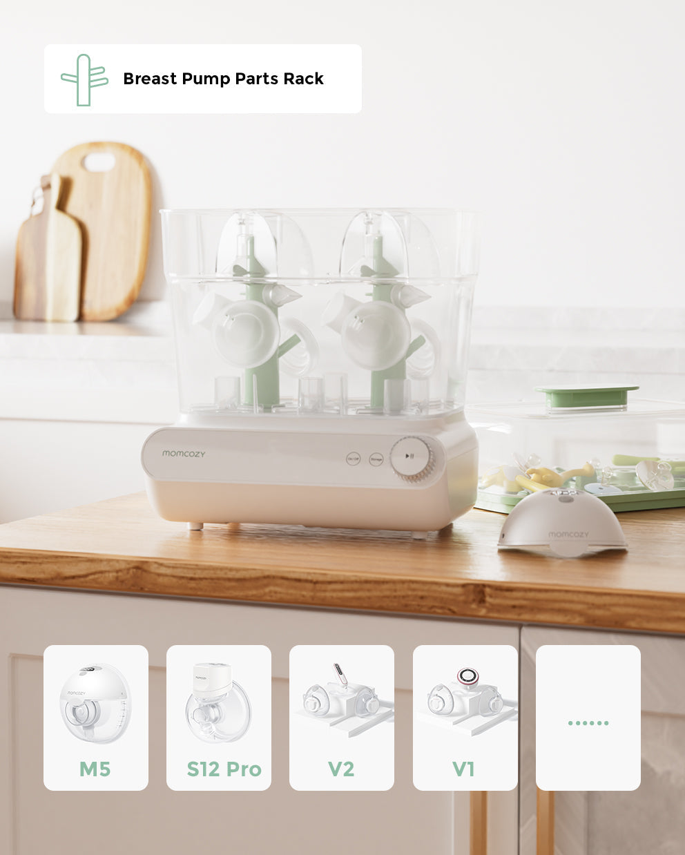 momcozy-3-layer-fast-bottle-sterilizer-and-dryer image 4