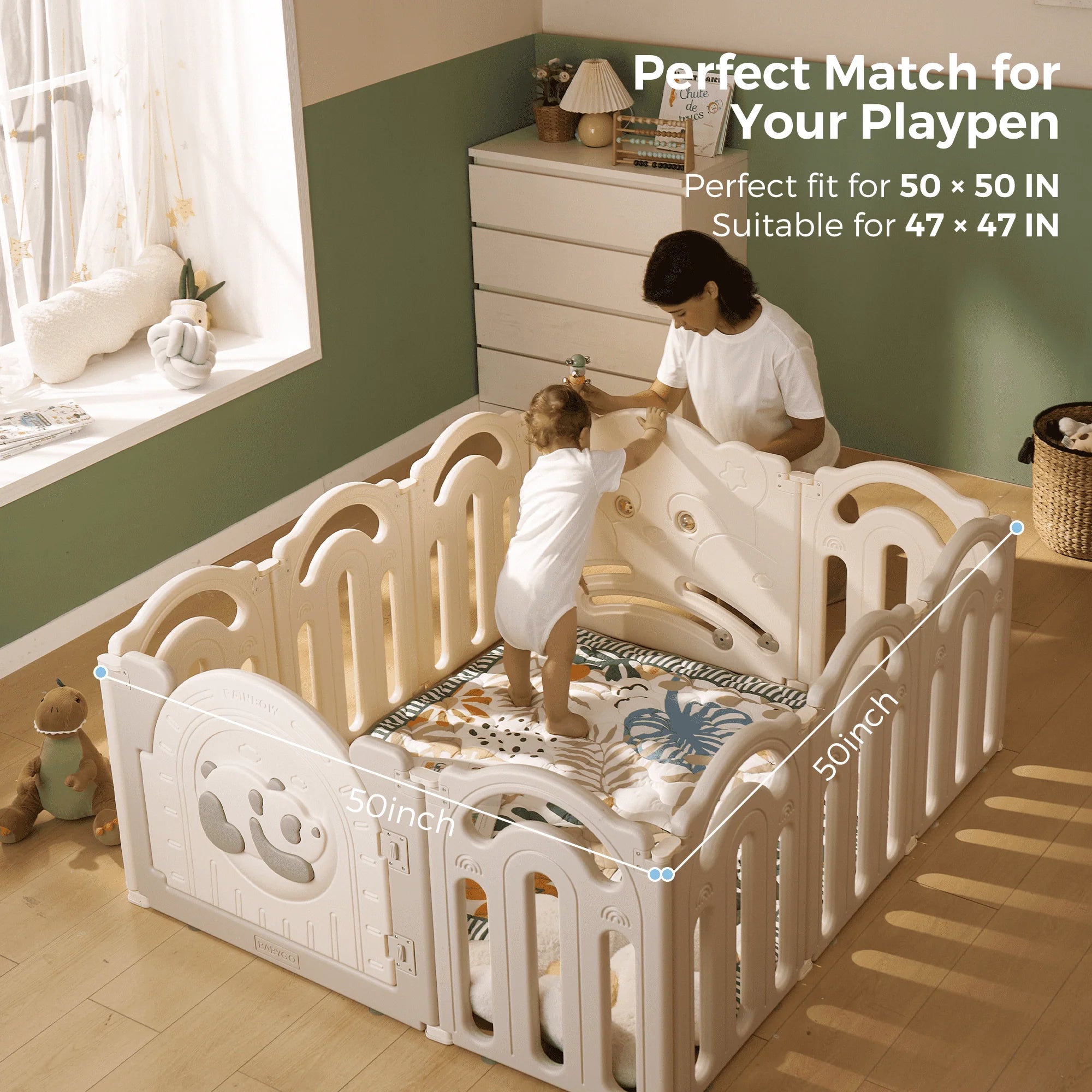 momcozy-baby-portable-playmat-green-forest image 5