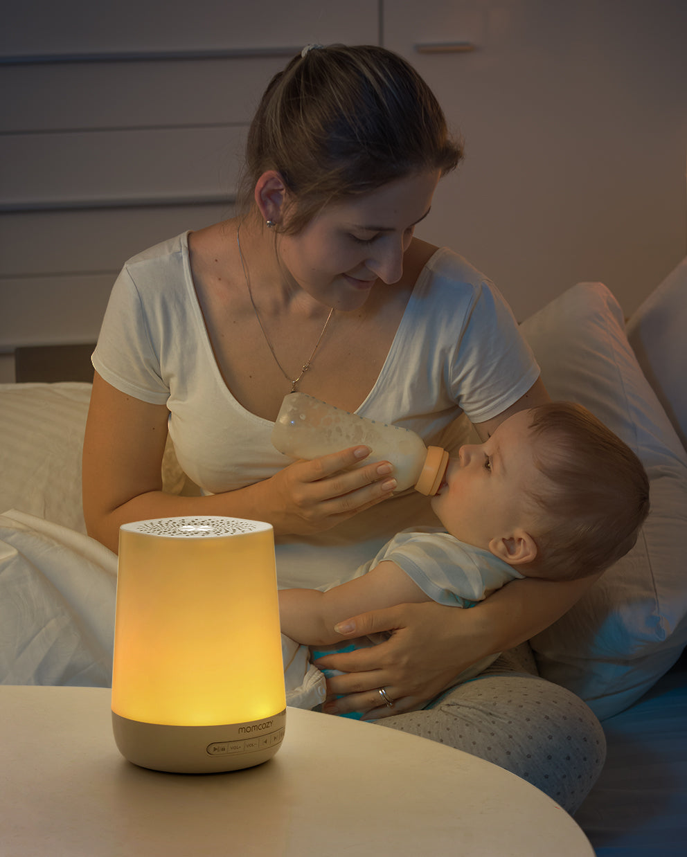 momcozy-baby-care-bundle-smart-baby-sound-machine-and-dual-mode-baby-monitor-bm0 image 3