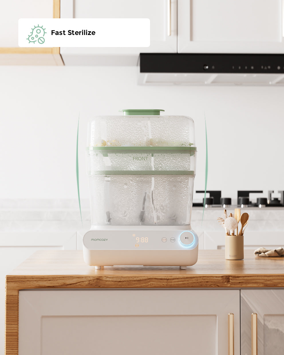 momcozy-3-layer-fast-bottle-sterilizer-and-dryer image 3