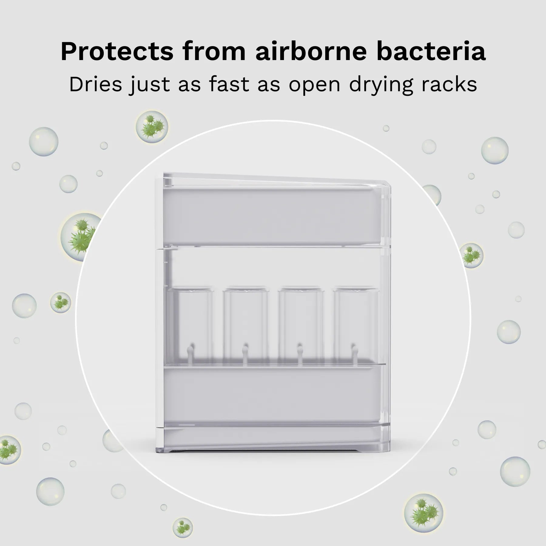 baby-brezza-covered-drying-rack-organizer-holds-8-bottles-any-brand image 4