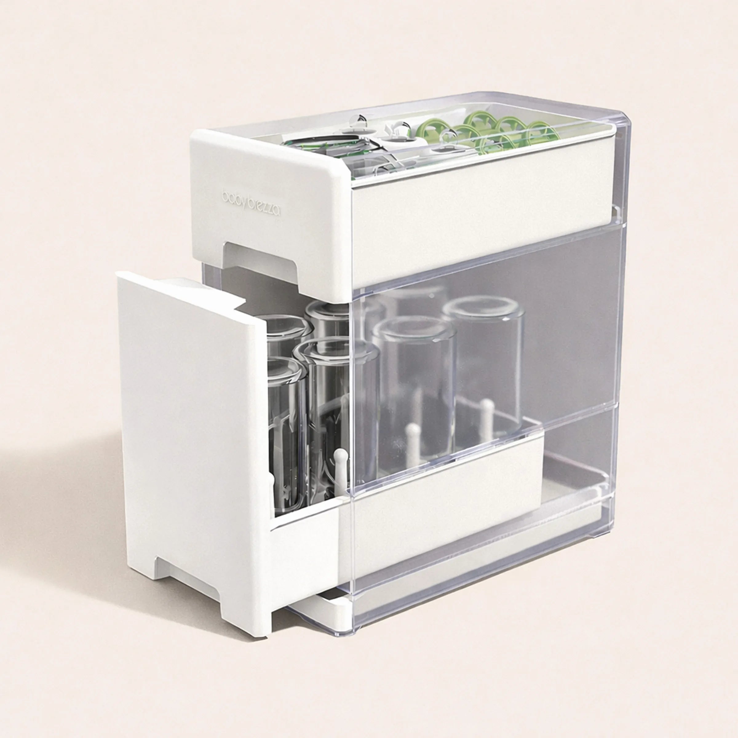 baby-brezza-covered-drying-rack-organizer-holds-8-bottles-any-brand image 2