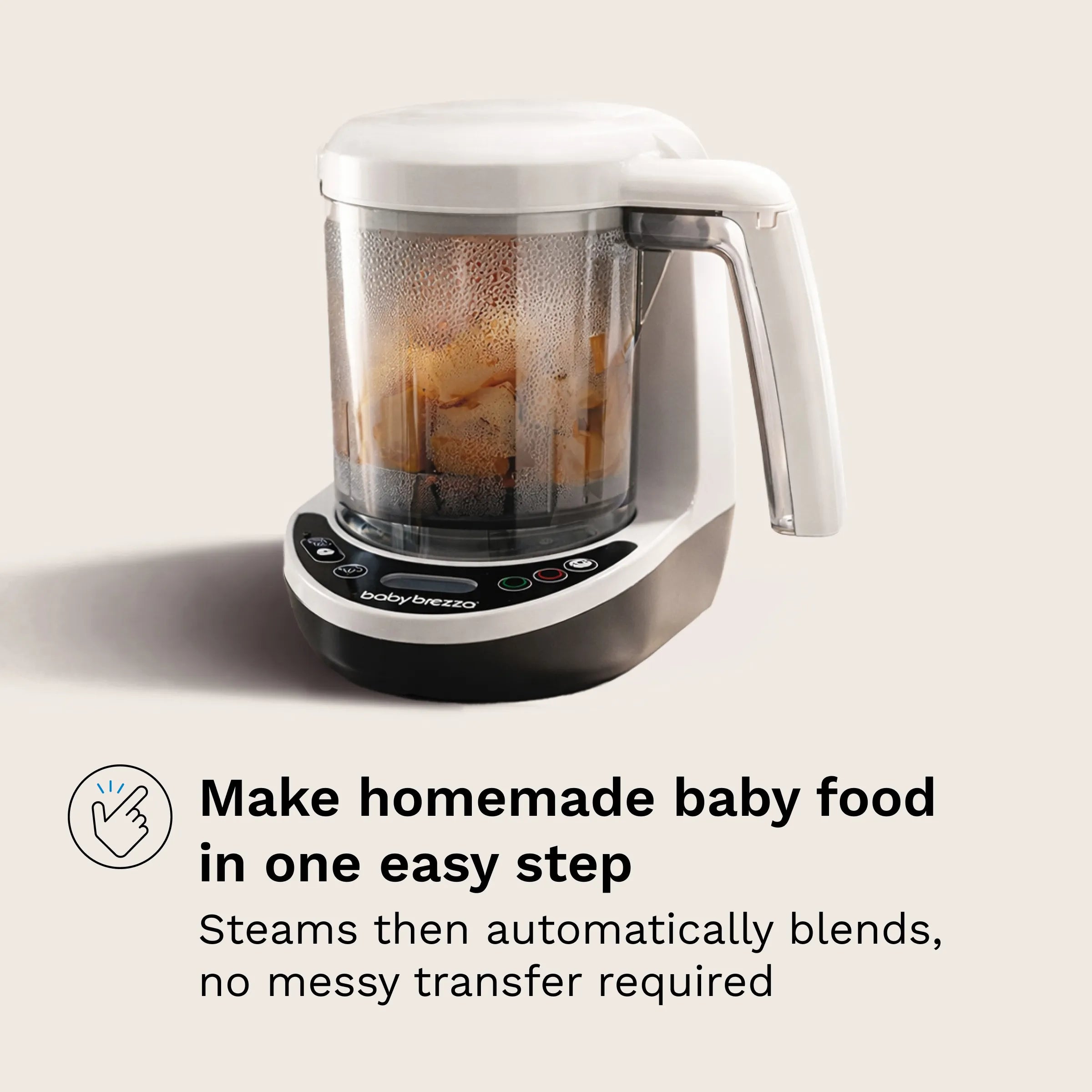 baby-brezza-one-step-baby-food-maker-deluxe-3-in-1-steamer-blender image 3
