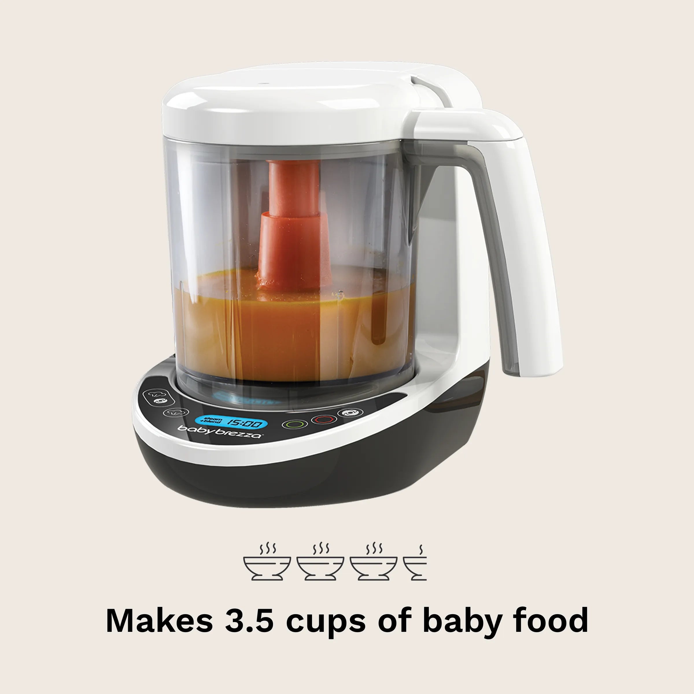 baby-brezza-one-step-baby-food-maker-deluxe-3-in-1-steamer-blender image 5