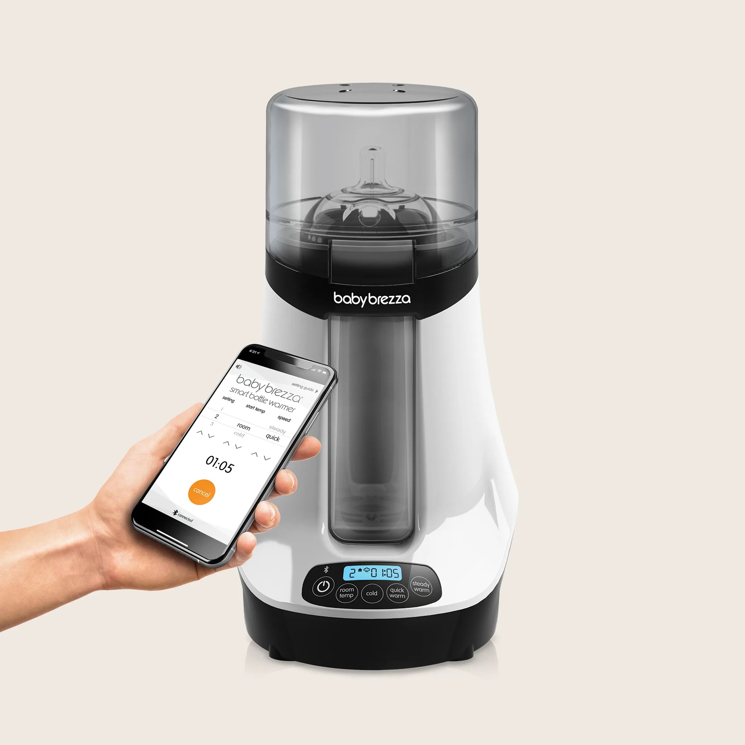 baby-brezza-safe-smart-baby-bottle-warmer-with-bluetooth image 2